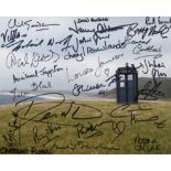 Doctor Who 8x10 photo signed by TWENTY FIVE stars who appeared in epissodes of the series, including