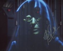 Star Wars 8x10 photo signed by Clive Revill as the original Emperor Palpatine