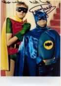 David Jason and Nicholas Lyndhurst signed Only Fools and Horses 10x8 colour photo as Batman and