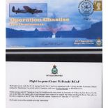 World War II Dambusters FDC Signed by Flight Sergeant Grant McDonald RCAF Titled Operation Chastise.