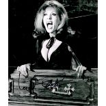 Ingrid Pitt signed 10x8 black and white photo and 10x8 colour photo. Ingrid Pitt (born Ingoushka