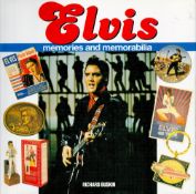 Elvis memories and Memorabilia multi signed hardback book includes 5 signatures from musicians all