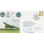 World War II Multi Signed Flown FDC Vulcan Bomber. Signed by Pilot FLT LT P Millikin, Martin Withers
