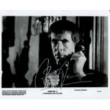 Anthony Perkins signed Pyscho II 10x8 black and white promo photo. Anthony Perkins (April 4,
