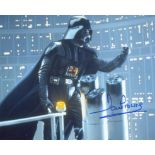 Star Wars 8x10 photo signed by the late Dave Prowse as Darth Vader, one of the most iconic movie bad