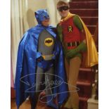 Only Fools and Horses 8x10 photo signed by Del Boy himself, actor David Jason. The Batman & Robin