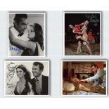 007 James Bond collection of four 8x10 Bond movie photos signed by Shirley Eaton (Goldfinger),