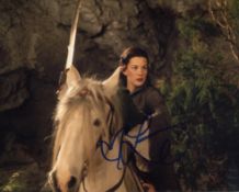 Liv Tyler signed 8x10 photo as Arwen in Lord of the Rings
