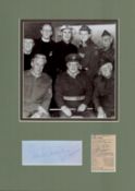 Dad's Army 12x17 Mounted Page Signed By John Le Mesurier (1912-1983) and Bill Pertwee (1926-2013)