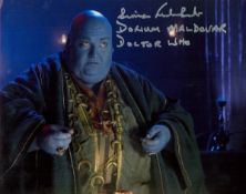 Doctor Who, Simon Fisher-Becker signed 10x6 colour photograph pictured during his role as Dorium