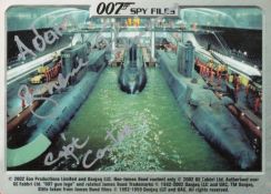 James Bond Shane Rimmer signed 007 Spy Files The Spy Who Loved Me 4x3 trading card dedicated.