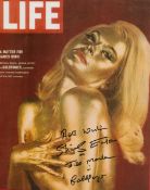James Bond Shirley Eaton signed Goldfinger 10x8 colour photo pictured in her role as Jill Masterton.