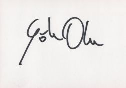James Bond Gotz Otto signed 6x4 white card. Gotz Otto born 15 October 1967 is a German film and