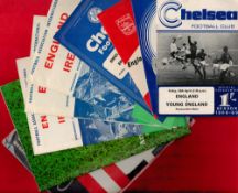 30 x Football Programmes Collection includes Arsenal v Manchester United Cup Final 1979, England v