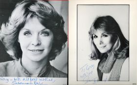 Films and TV Signed Photos and Signature Pieces Collection in a Binder, Includes Joan Collins,