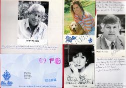 Blue Peter Signatures, Photos and Cuttings Collection, 10 x Signed Photos, plus . Good condition