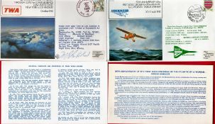Dealers Lot Approx 80 Signed and Unsigned Flown FDCs with Stamps and FDI Postmarks, The 50th