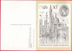 Dealers Lot 44 PHQ Cards International Stamp Exhibition London 1980. Good condition We combine