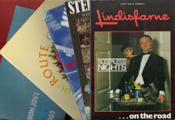 6 x Music Concert Official Souvenir Programmes includes 2 x Steeleye Span (Different) Lindisfarne,