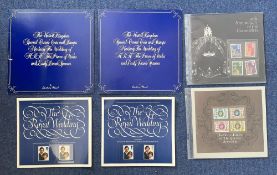 The Royals, Stamp Book Collection. Includes 5 Books. 2 The Royal Wedding 29th July 1981 His Royal