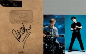 Richard Marx signature piece. Good condition. All autographs come with a Certificate of