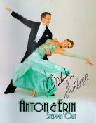 Anton Du Beke and Erin Boag signed 10x8 colour photo. Anton and Erin are known for their wonderful