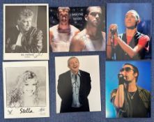 Music Assorted Collection. Signatures such as Shayne Ward, Del Reeves, Will Young, Tom Meighan,