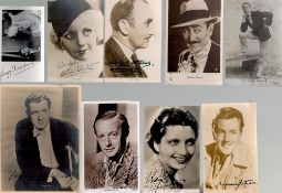TV Film Collection. Stamped or Printed Signatures. Signatures such as Hoagy Carmichael, Roland