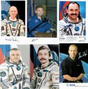 Space Cosmonaut Assorted 6x4 signed photo Collection. Signatures such as Gennady Padalka, Russian
