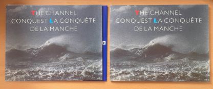 The Channel Conquest La Conquete Dela Manche Collection. Includes 2 The Channel Tunnel Stamp