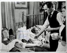 Peter Cushing, a signed 10x8 vintage Dracula film photo, with Cushing playing Doctor Van Helsing. An