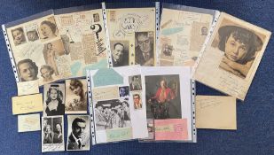 Assorted Vintage TV Music Collection. Signatures such as Lupino Lane, Tommy Trinder, Lisa Bowman,