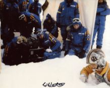 Star Wars 8x10 photo signed by The Empire Strikes Back 2nd Unit Director Bill Westley. Good