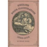 English Book Illustration 1800 1900 by Philip James Hardback Book 1947 First edition published by