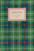 Highland Dress by George F Collie Hardback Book 1948 First Edition published by The King Penguin