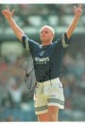 Football Paul Gascoigne signed 16x12 colour photo pictured during his playing days with Glasgow