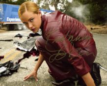 Terminator III 8x10 movie photo signed by actress Kristanna Loken. Good condition. All autographs