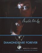 007 Bond girl Melita Clarke signed 8x10 photo from Diamonds are Forever. Good condition. All