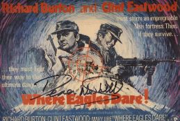 Where Eagles Dare. 8x12 photo from the British war movie Where Eagles Dare signed by actor Derren