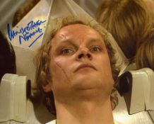 Doctor Who 8x10 photo from the episode Shada signed by actor Christopher Neame. Good condition.