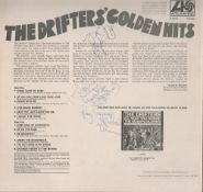 The Drifters multi signed record sleeve complete with Golden Hits record. This beautiful record