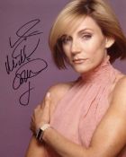 Michelle Collins signed 8x10 photo, she played Cindy Beale in Eastenders. Good condition. All