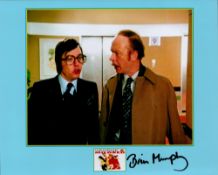 Brian Murphy signed George and Mildred 10x8 colour photo. Good condition. All autographs come with a