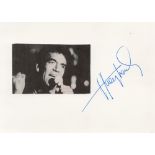 Huey Lewis signed album page. Lewis, is an American singer, songwriter, and actor. Lewis sings