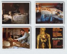007 James Bond. Collection of four 8x10 photos from Goldfinger, each signed by Bond girl Shirley