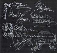 Football Hall Of Fame 2009 Multi Signed Programme By Alex Ferguson, Tony Book, Mike Summerbee, Joe