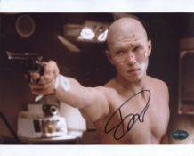 007 James Bond movie Die Another Day bad guy Rick Yune signed 8x10 photo scene from Die Another Day.