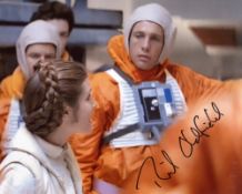 Star Wars 8x10 photo from The Empire Strikes Back, signed by B Wing pilot Richard Oldfield. Good