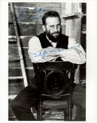 Gerard Depardieu signed 10x8 black and white photo pictured as Auguste Rodin in Bruno Nuyttens