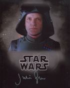Star Wars 8x10 photo signed by General Veers actor Julian Glover. Good condition. All autographs